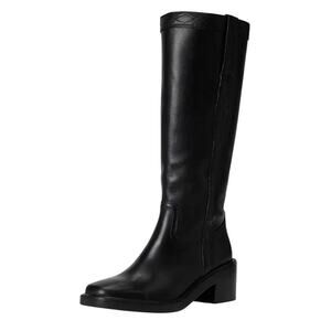 Frye Womens Kate Mid Calf Boots US 9 M EU 39.5 Black Leather Pull On NIB